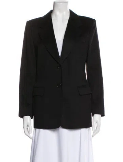 Pre-owned Max Mara Cashmere Blazer In Black
