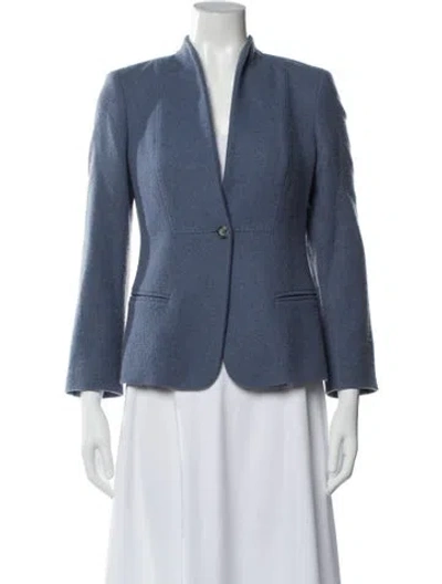 Pre-owned Max Mara Cashmere Blazer In Blue