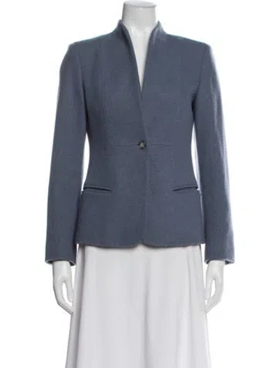 Pre-owned Max Mara Cashmere Blazer In Blue
