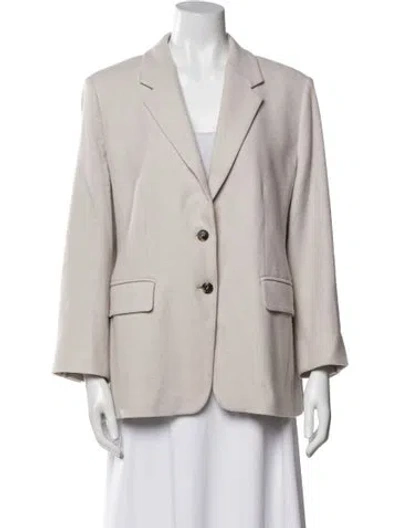 Pre-owned Max Mara Cashmere Blazer In Neutral