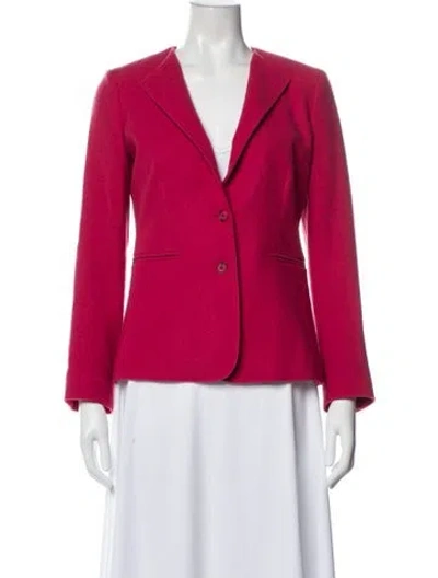 Pre-owned Max Mara Cashmere Blazer In Pink