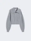 Max Mara Cashmere-blend Cardigan In Gray