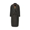 Max Mara Cashmere-blend Oversized Coat In Gray