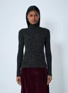 Max Mara Wool And Cashmere-blend Turtleneck Sweater In Gray