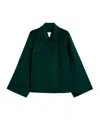 Max Mara Cashmere Broadcloth Coat In Green