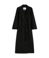 Max Mara Long Coat By In Black