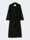 Max Mara Cashmere, Camel And Wool Coat In Black