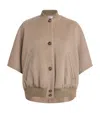 Max Mara Leticia Cashmere Cape In Sand