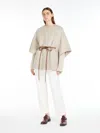 Max Mara Cashmere Cape In Sand