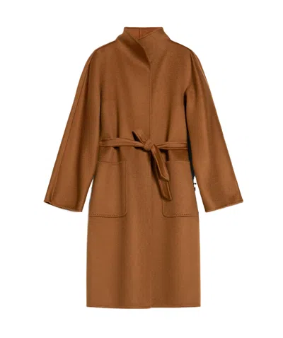 MAX MARA MAX MARA LILIA BELTED LONG-SLEEVED COAT