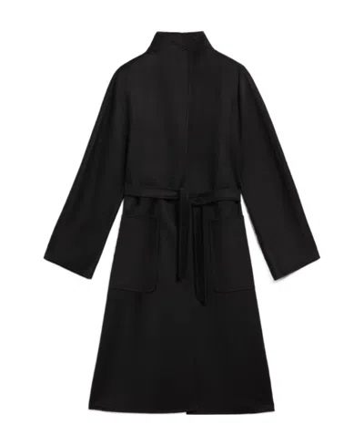 Max Mara Cashmere Cardigan Coat In Black