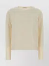Max Mara Cashmere Cinema Crew Neck Sweater In Neutral