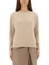 Max Mara Cashmere "cinema" Sweater In Neutral