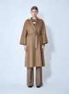 Max Mara Women Cashmere Coat In Brown
