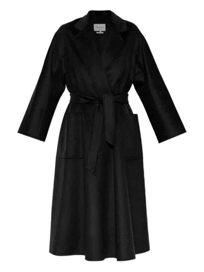 Max Mara Cashmere Coat In Black