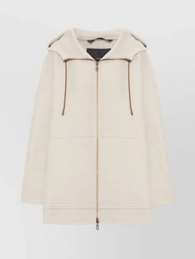 MAX MARA CASHMERE COAT ADJUSTABLE HOOD