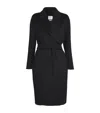 Max Mara Lilia Belted Long-sleeved Coat In Black