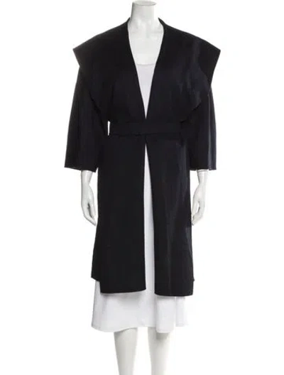 Pre-owned Max Mara Cashmere Coat In Black