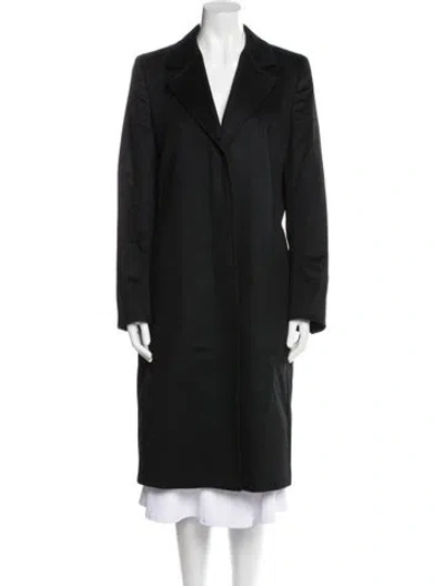 Pre-owned Max Mara Cashmere Coat In Black