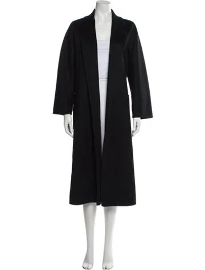 Pre-owned Max Mara Cashmere Coat In Black