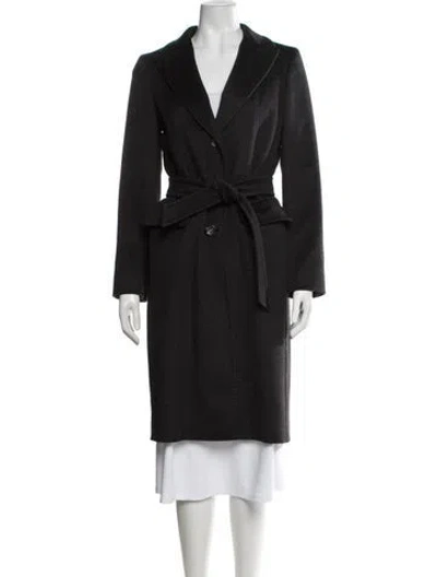 Pre-owned Max Mara Cashmere Coat In Black