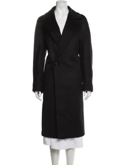 Pre-owned Max Mara Cashmere Coat In Black