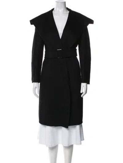 Pre-owned Max Mara Cashmere Coat In Black