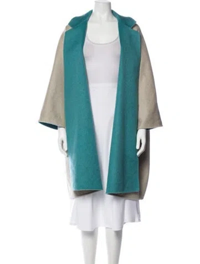 Pre-owned Max Mara Cashmere Coat In Blue
