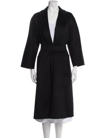 Pre-owned Max Mara Cashmere Coat In Blue