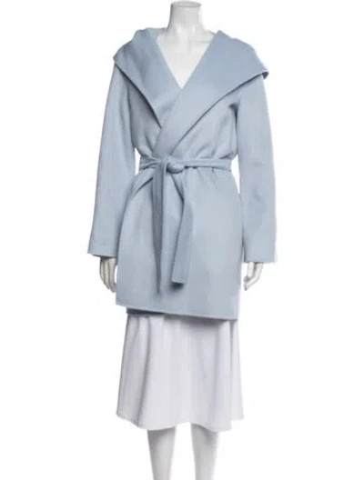 Pre-owned Max Mara Cashmere Coat In Blue