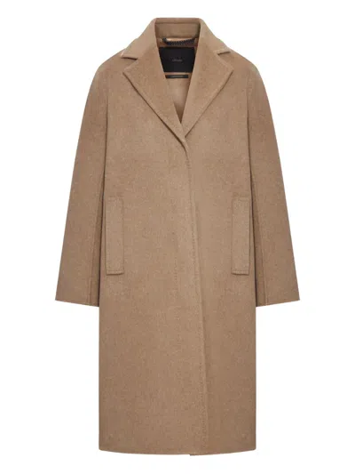 Max Mara Cashmere Coat In Brown