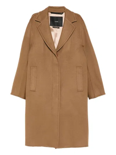 Max Mara Cashmere Coat In Brown