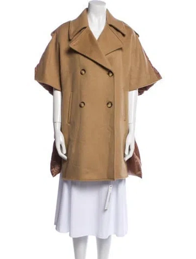 Pre-owned Max Mara Cashmere Coat In Brown