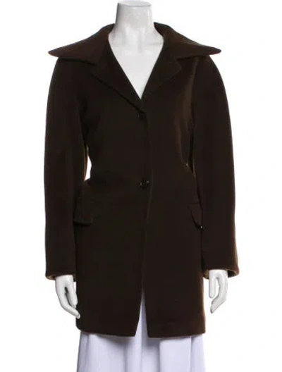 Pre-owned Max Mara Cashmere Coat In Brown