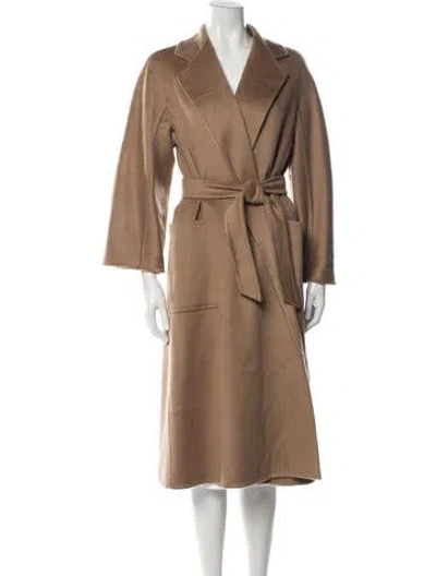Pre-owned Max Mara Cashmere Coat In Brown