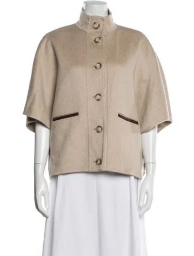 Pre-owned Max Mara Cashmere Coat In Brown