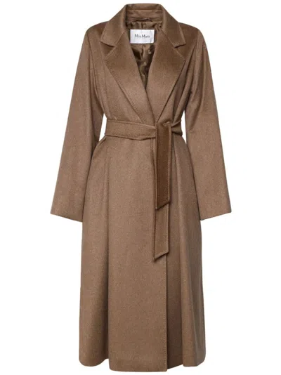 Max Mara Cashmere Coat In Brown