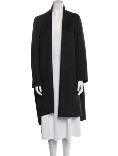 Pre-owned Max Mara Cashmere Coat In Gray