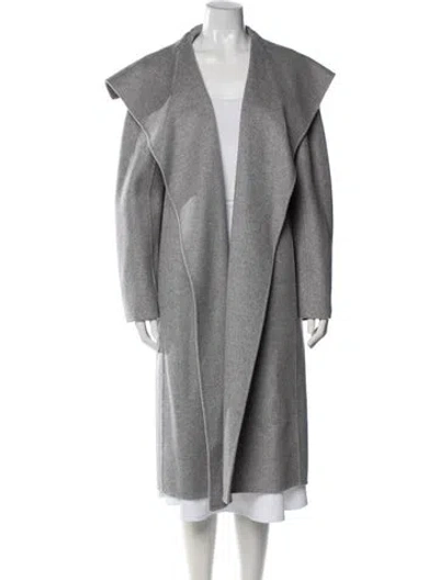 Pre-owned Max Mara Cashmere Coat In Gray