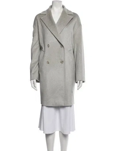 Pre-owned Max Mara Cashmere Coat In Grey