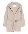 Max Mara Cashmere Coat In Multi