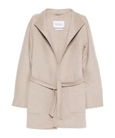 Max Mara Cashmere Coat In Multi