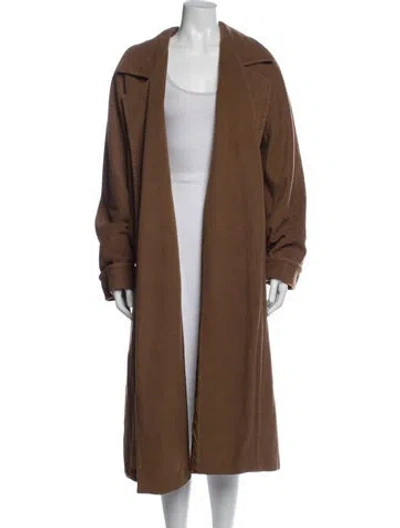 Pre-owned Max Mara Cashmere Coat In Neutrals