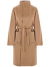 Max Mara Cashmere Coat In Neutrals