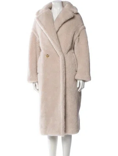 Pre-owned Max Mara Cashmere Coat In Pink