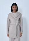 Max Mara Cashmere Coat In White