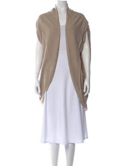Pre-owned Max Mara Cashmere Cowl Neck Sweater In Neutral
