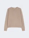Max Mara Cashmere Crew-neck Jumper In Neutral