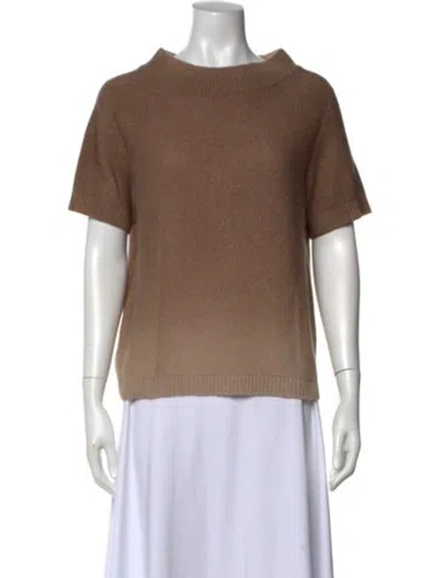 Pre-owned Max Mara Cashmere Crew Neck Sweater In Neutral