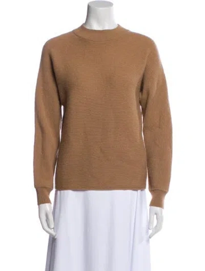 Pre-owned Max Mara Cashmere Crew Neck Sweater In Neutral